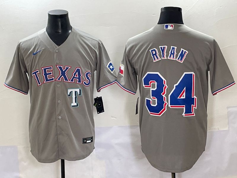Men 2025 Texas Rangers #34 Ryan Grey Game Nike MLB Jersey style 8